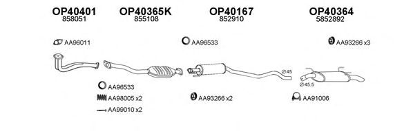 Система выпуска ОГ VENEPORTE 400497