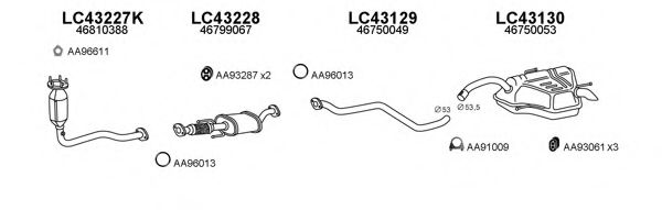 Система выпуска ОГ VENEPORTE 430038