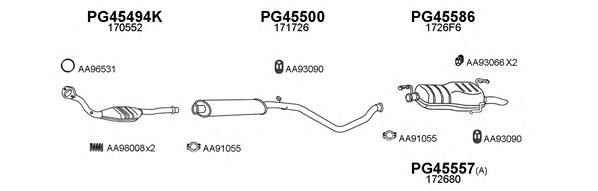 Система выпуска ОГ VENEPORTE 450321