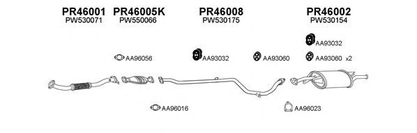 Система выпуска ОГ VENEPORTE 460003