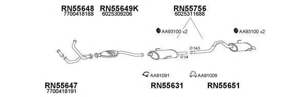 Система выпуска ОГ VENEPORTE 550105