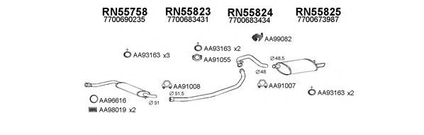 Система выпуска ОГ VENEPORTE 550292