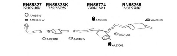 Система выпуска ОГ VENEPORTE 550328