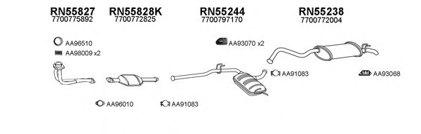 Система выпуска ОГ VENEPORTE 550412