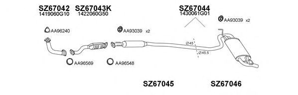 Система выпуска ОГ VENEPORTE 670003