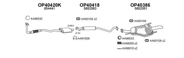 Система выпуска ОГ VENEPORTE 770025