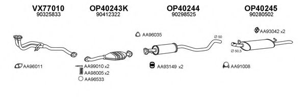 Система выпуска ОГ VENEPORTE 770120