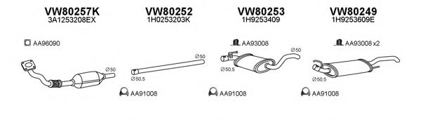 Система выпуска ОГ VENEPORTE 800060