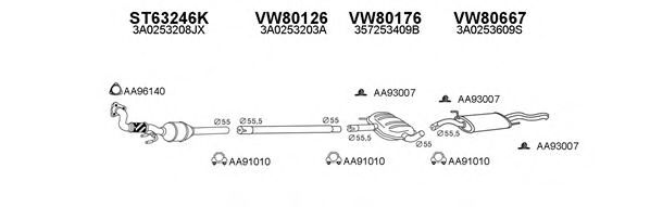 Система выпуска ОГ VENEPORTE 800438