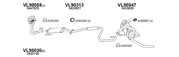 Система выпуска ОГ VENEPORTE 900012