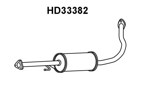 Средний глушитель выхлопных газов VENEPORTE HD33382