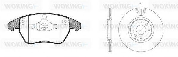 Комплект тормозов, дисковый тормозной механизм BENDIX DP61049