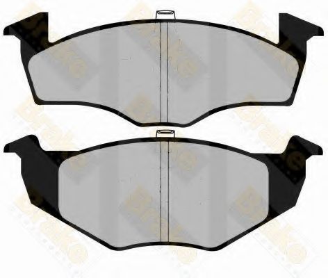 Комплект тормозных колодок, дисковый тормоз Brake ENGINEERING PA1109