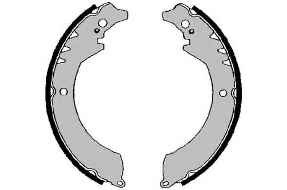 Комплект тормозных колодок RAICAM 2523