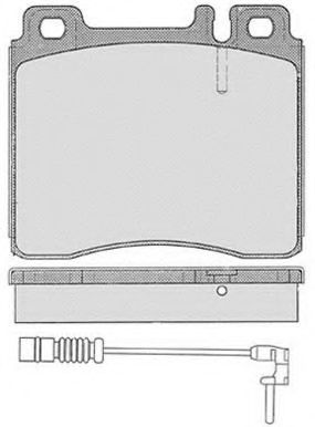 Комплект тормозных колодок, дисковый тормоз RAICAM RA.0497.2