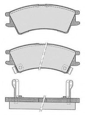 Комплект тормозных колодок, дисковый тормоз RAICAM 23239