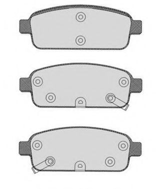 Комплект тормозных колодок, дисковый тормоз RAICAM RA.0973.0