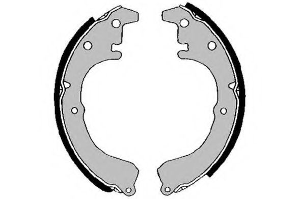 Комплект тормозных колодок DELPHI 1138