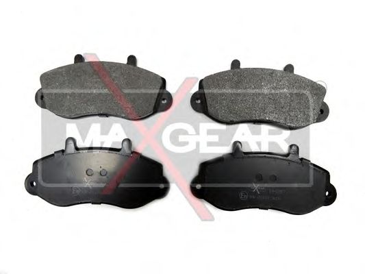 Комплект тормозных колодок, дисковый тормоз MAXGEAR 19-0587