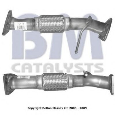 Труба выхлопного газа BM CATALYSTS BM70419