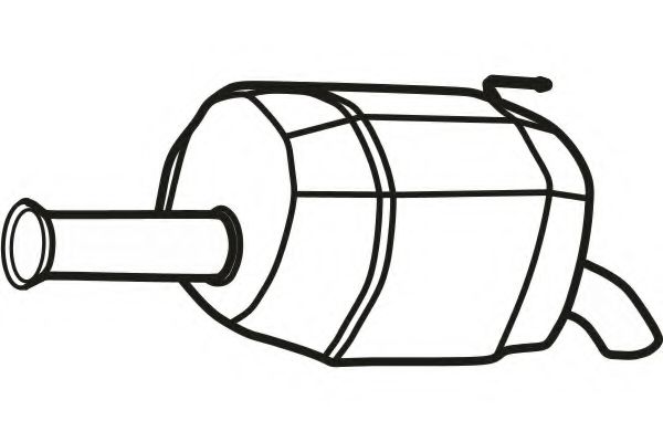 Глушитель выхлопных газов конечный FENNO P3167