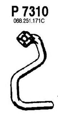 Труба выхлопного газа FENNO P7310