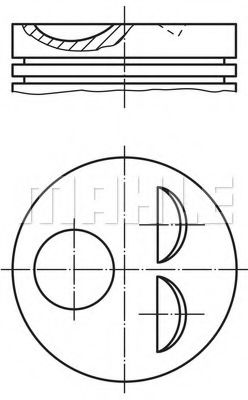 Поршень PERFECT CIRCLE 56 09528 0