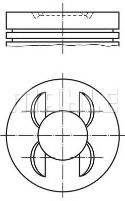 Поршень PERFECT CIRCLE 56 12358 0