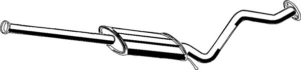 Предглушитель выхлопных газов ASMET 15.015