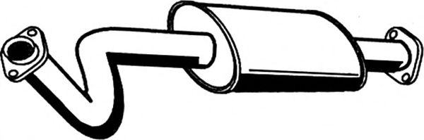 Предглушитель выхлопных газов ASMET 24005