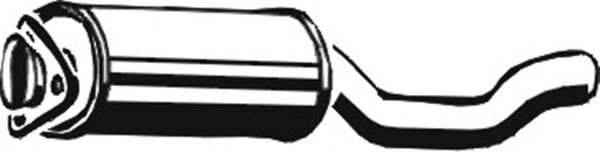 Предглушитель выхлопных газов ASMET 04.017