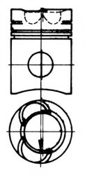 Поршень KOLBENSCHMIDT 130090