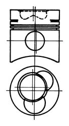 Поршень MAHLE ORIGINAL 3210200