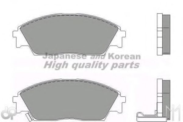 Комплект тормозных колодок, дисковый тормоз ASHUKI H027-03