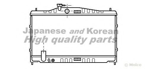 Радиатор, охлаждение двигателя GERI 30079