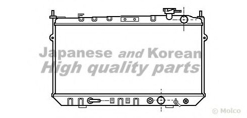 Радиатор, охлаждение двигателя ASHUKI H557-47