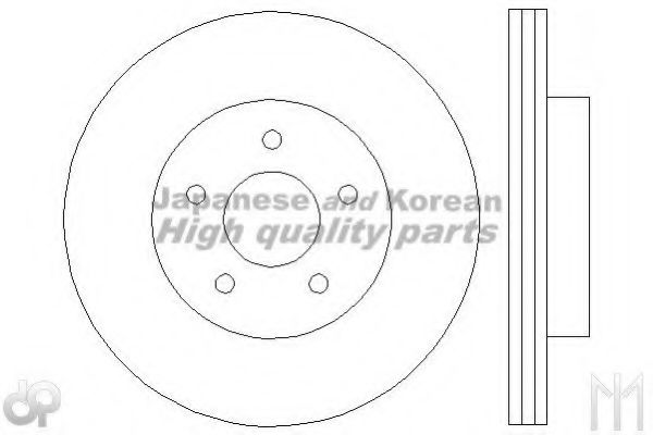 Тормозной диск ASHUKI US104328