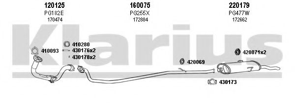 Система выпуска ОГ KLARIUS 630386E