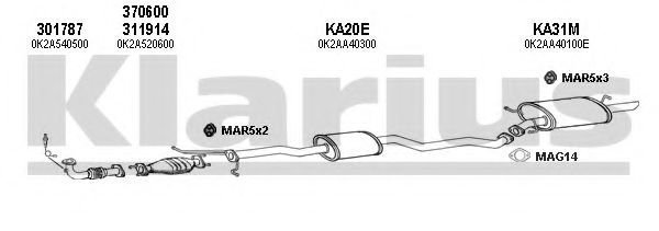 Система выпуска ОГ KLARIUS 500021U