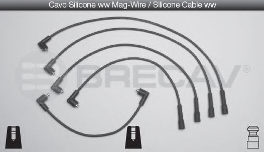 Комплект проводов зажигания BRECAV 05512