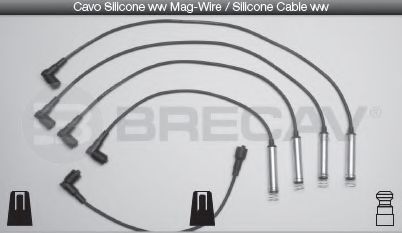 Комплект проводов зажигания BRECAV 09527