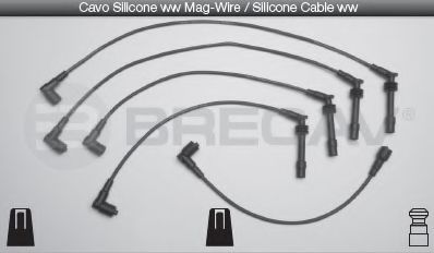 Комплект проводов зажигания BRECAV 09.556