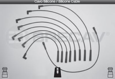 Комплект проводов зажигания BRECAV 42504