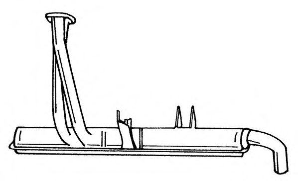 Глушитель выхлопных газов конечный SIGAM 12908