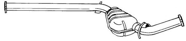 Средний глушитель выхлопных газов KLARIUS 230777