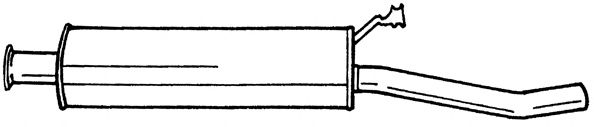 Глушитель выхлопных газов конечный SIGAM 51604