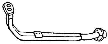 Труба выхлопного газа WALKER 15207