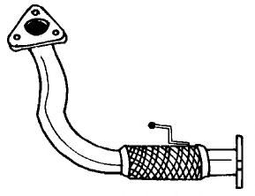 Труба выхлопного газа ANSA 301356