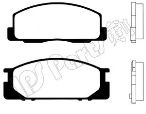 Комплект тормозных колодок, дисковый тормоз IPS Parts IBD-1242