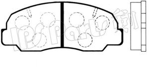 Комплект тормозных колодок, дисковый тормоз IPS Parts IBD-1601